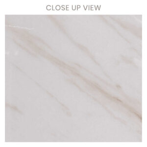 Pro Sathvario White 300x600 Polished Marble Effect Porcelain Tile - Close Up