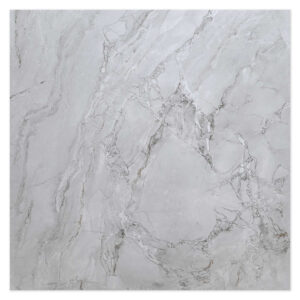 Cretos White 600x600 Carved Marble Effect Porcelain Tile Main