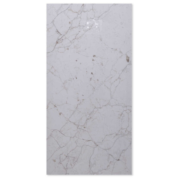 Ultra White 600x1200 Carved Stone Effect Porcelain Tile Main