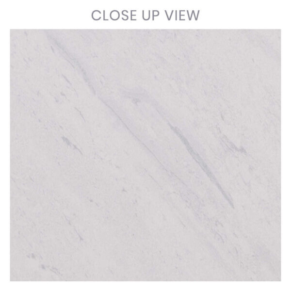 Eco White 300x600 Polished Marble Porcelain Tile Close Up