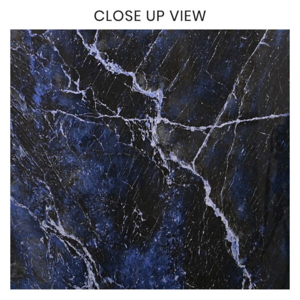 Kashmire Blue 600x1200 Polished Marble Effect Porcelain Tile Close Up