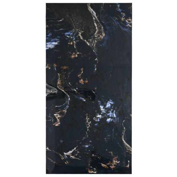 Samara Pinch Black 600x1200 High Gloss Polished Onyx Effect Porcelain Tile Main