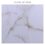 Venatino Satuario White 600x1200 Polished Onyx Effect Porcelain Tile Close Up