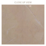 Armani Beige 800x800 Polished Marble Effect Porcelain Tile Close Up