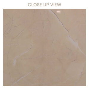 Armani Beige 800x800 Polished Marble Effect Porcelain Tile - Close Up