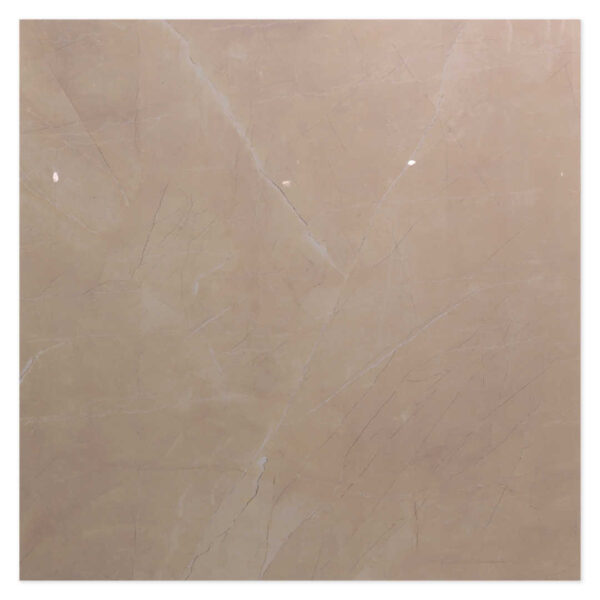 Armani Beige 800x800 Polished Marble Effect Porcelain Tile Main