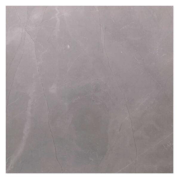 Armani Ultra Grey 800x800 Polished Marble Effect Porcelain Tile Close Up