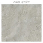 Zuric Natural Grey 600x600 Polished Stone Effect Porcelain Tile Close Up