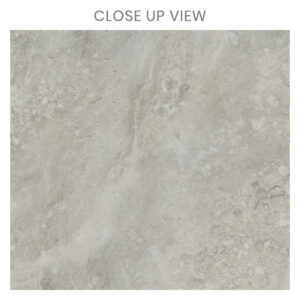 Zuric Natural Grey 600x600 Polished Stone Effect Porcelain Tile - Close Up