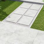 Limestone Grey 800x800 Outdoor Tile Render