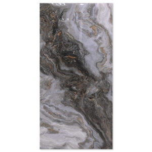 Volcano Adron Brown 600x1200 Polished Onyx Effect Porcelain Tile - Main