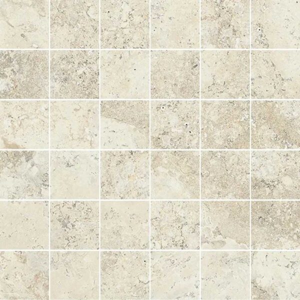 Durango Washed Cream 610x610 Matt Stone Effect Porcelain Tile All Face