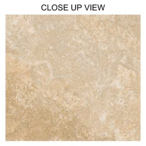 Durango Medium Gold 610x610 Matt Stone Effect Porcelain Tile - Close Up