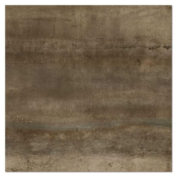 Alloy Oxid Brown 600x600 Lappato Metal Effect Porcelain Tile Main