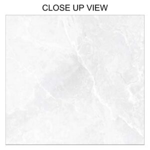 Moonstone White 300x600 Polished Marble Effect Porcelain Tile - Close Up