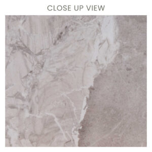Moonstone Stone Grey 300x600 Polished Marble Effect Porcelain Tile - Close Up