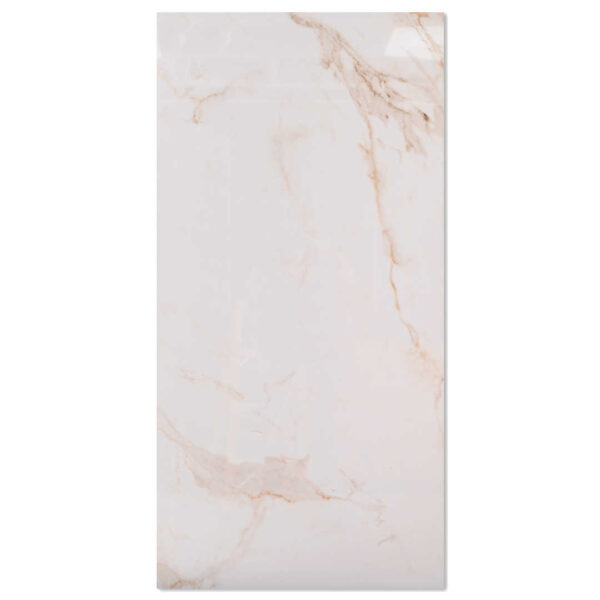 Regent Gold 600x1200 Polished Marble Effect Porcelain Tile Main