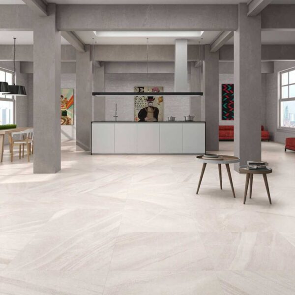 Rushmore Arena Cream 600x1200 Matt Stone Effect Porcelain Tile Render