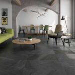Rushmore Mica Grey 600x1200 Matt Stone Effect Porcelain Tile - Render