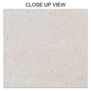 Weller White 300x600 Matt Stone Effect Porcelain Tile - Close Up