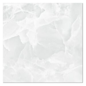 Iceland White 600x1200 Polished Onyx Effect Porcelain Tile - Main
