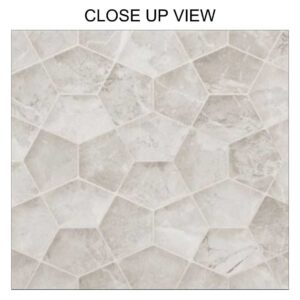 Motown Perla Grey 250x700 Decor Ceramic Tile - Close Up