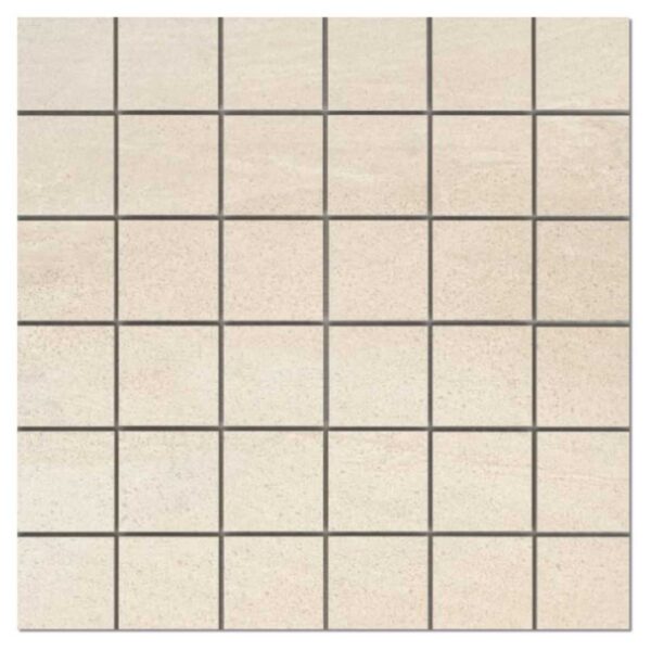 Weller White 300x300 Matt Mosaic Porcelain Tile Main