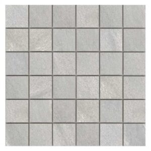 Weller Grey 300x300 Matt Mosaic Porcelain Tile - Main