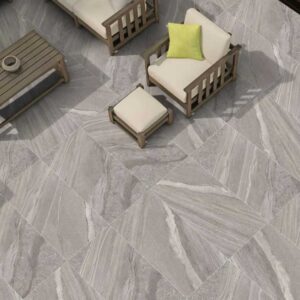 Crossover Grey 600X1200 Outdoor Tile - Render 2