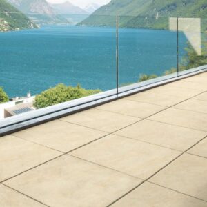 Moonstone Cream 600X600 Outdoor Tiles - Render